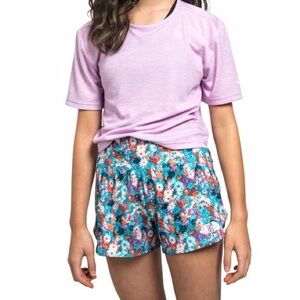 The North Face Youth Floral Amphibious Knit Flash Dry Shorts size Large (12)